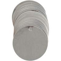 Blank Write-On Valve Tags, Stainless Steel, 2" dia SX856 | Stor-it Systems