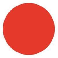 Round Write-On Labels, Circle, 1.5" L x 1.5" W, Red Stor-it Systems