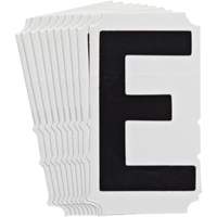 Quick-Align<sup>®</sup> Individual Gothic Number and Letter Labels, E, 4" H, Black SZ993 | Stor-it Systems
