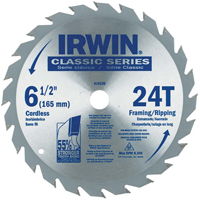 Contractor Saw Blades - Classic Series Saw Blades, 6-1/2", 24 Teeth, Wood Use TBO166 | Stor-it Systems