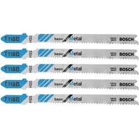 Lames de scie sauteuse de base pour le m&eacute;tal, Acier rapide, Tige en T, 3-5/8" lo Stor-it Systems