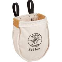 Sac &agrave; outils utilitaire avec connexion &agrave; boucle, Toile, 2 pochettes, Beige/Noir Stor-it Systems