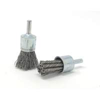 Crimped Wire End Brush, 3/4" Dia., 0.014" Wire Dia., 1/4" Shank TC011 | Stor-it Systems