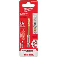 Shockwave Drill Bit, 11/64", Titanium, 1-3/32" Flute, 135° Point Stor-it Systems