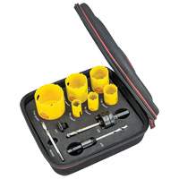 Trousse de scie pour plombier pour trou &agrave; coupe profonde, 10 morcea Stor-it Systems