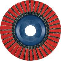 Twin Flap Disc, 4-1/2" x 7/8", Type 27, 40 Grit, Ceramic/Zirconia Alumina Stor-it Systems