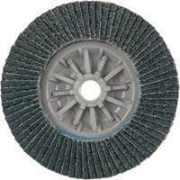 Long Life C-Trim Flap Disc, 4-1/2" x 5/8"-11, Type 27, 40 Grit, Zirconia Alumina Stor-it Systems