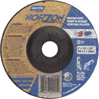 NorZon Plus SGZ Grinding Wheel, 4" x 1/8", 5/8" arbor, Ceramic Alumina, Type 27 TCT373 | Stor-it Systems