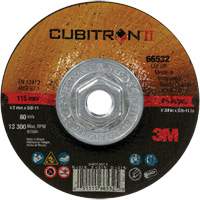 Cubitron™ II Quick Change Cut-Off Wheel 66532, 4-1/2" x 0.09", 5/8"-11 Arbor, Type 27, Ceramic TCT857 | Stor-it Systems