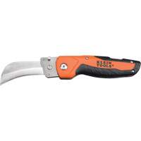 Cable Skinning Utility Knife with Replaceable Blade, 2-1/2" Blade, Stainless Steel Blade, Cushion Handle Stor-it Systems