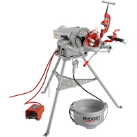 Syst&egrave;me de filetage complet pour fileteuse &eacute;lectrique mod&egrave;le 300, 38 tr/min, Filetage de la tige 1/8" - 2"  Stor-it Systems