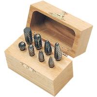 Jeu de fraises au carbure CBK-8 dans un coffret en bois, 8 morcea Stor-it Systems