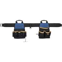 Combin&eacute;s de ceinture &agrave; outils &agrave; 20 pochettes, Polyester, Noir Stor-it Systems