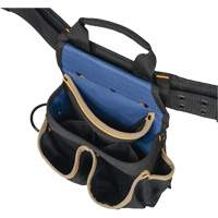 Combin&eacute;s de ceinture &agrave; outils &agrave; 20 pochettes, Polyester, Noir Stor-it Systems