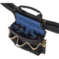 Combin&eacute;s de ceinture &agrave; outils &agrave; 20 pochettes, Polyester, Noir Stor-it Systems