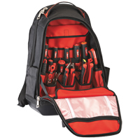 Jobsite Backpack, 20" L x 16" W, Black, Ballistic TEQ660 | Stor-it Systems