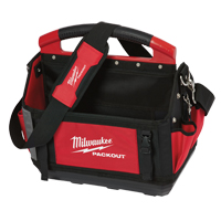 Packout Tote, Ballistic Nylon, 31 Pockets, Black/Red Stor-it Systems