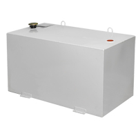 Steel Fuel Transfer Tank, Steel, 100 Gal. Capacity, White TEQ716 | Stor-it Systems