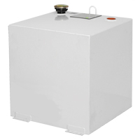 Steel Fuel Transfer Tank, Steel, 50 gal. Capacity, White TEQ718 | Stor-it Systems