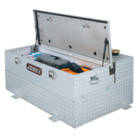 Aluminum Fuel Transfer Tank & Chest, Aluminum, 74 gal. Capacity, Silver TEQ724 | Stor-it Systems