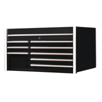 RX Series Tool Chest, 41" W, 8 Drawers, Black TEQ761 | Stor-it Systems
