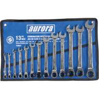 Fixed Head Wrench Set, 13 Pieces, Imperial Stor-it Systems