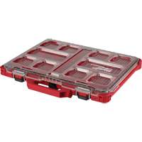 Packout Low-Profile Organizer, 19-3/4" x 16-2/5" x 2-1/2", Black/Red Stor-it Systems