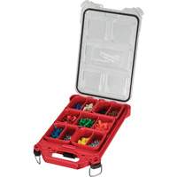 Packout Compact Low-Profile Organizer, 16-2/5" x 9-3/4" x 2-1/2", Black/Red Stor-it Systems
