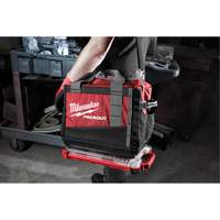 Packout Compact Low-Profile Organizer, 16-2/5" x 9-3/4" x 2-1/2", Black/Red Stor-it Systems