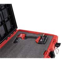 Packout Tool Case with Customizable Insert, 20-7/10" x 15-1/5" x 6-1/5", Black/Red Stor-it Systems