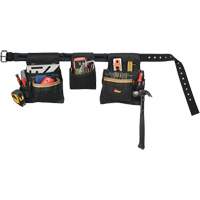 Ceinture &agrave; outils combin&eacute;e de luxe, Polyester, Noir Stor-it Systems