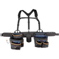 Ceinture &agrave; outils de luxe, Polyester, Noir Stor-it Systems
