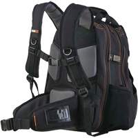 Arsenal<sup>®</sup> 5843 Tool Backpack, 13-1/2" L x 8-1/2" W, Black, Polyester TEQ972 | Stor-it Systems