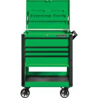 EX Deluxe Series Tool Cart, 4 Drawers, 22-7/8" L x 33" W x 44-1/4" H, Green TER032 | Stor-it Systems