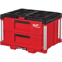 Packout 2-Drawer Tool Box, 16-1/3" x 14-1/3" x 22-1/5", Red Stor-it Systems
