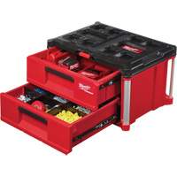 Packout 2-Drawer Tool Box, 16-1/3" x 14-1/3" x 22-1/5", Red Stor-it Systems