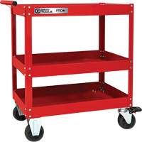 PRO+ Series Heavy-Duty Utility Cart, 3 Tiers, 30-1/5" x 38-1/3" x 19-1/2" TER130 | Stor-it Systems