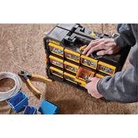 Organisateur Flip-Bin, 3-7/8" la x 17-3/4" p x 13-7/8" h, Noir/Jaune Stor-it Systems