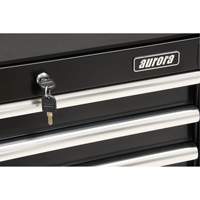 Industrial Tool Cart, 3 Drawers, 29-4/5" W x 21-1/5" D x 38-4/5" H, Black TER216 | Stor-it Systems