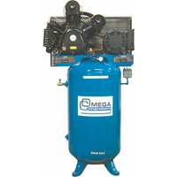 Industrial Series Air Compressors - Vertical Compressors - Two Stage, 66.6 Gal. (80 US Gal) TFA051 | Stor-it Systems