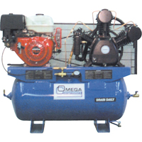 Industrial Series Air Compressors - Engine Compressors, 25 Gal. (30 US Gal) TFA106 | Stor-it Systems
