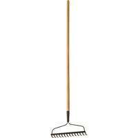Bow Rake, Wood Handle, 51" L, 14" Blade, 14 Tines Stor-it Systems