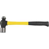 BP-16F Marteau &agrave; panne ronde &agrave; manche en fibre de verre, Poids de la t&ecirc;te 16 oz, Face Ordinaire, Prise Coussin&eacute;e Stor-it Systems