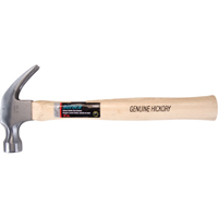 Hickory Handle Hammer, 16 oz., Wood Handle, 13" L Stor-it Systems