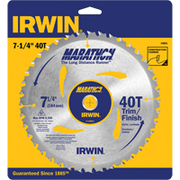 Contractor Saw Blades - Marathon<sup>®</sup> Saw Blades, 7-1/4", 40 Teeth, Wood Use TK658 | Stor-it Systems