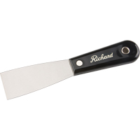 Putty Knife Stiff, Steel Blade, 1-1/2" Wide, Polypropylene Handle Stor-it Systems
