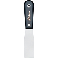 Putty Knife Stiff, Steel Blade, 1-1/4" Wide, Polypropylene Handle Stor-it Systems