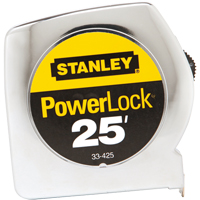 PowerLock<sup>®</sup> Measuring Tape, 1" x 25', 16ths of an Inch Graduations TL004 | Stor-it Systems