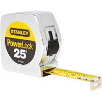 PowerLock<sup>®</sup> Measuring Tape, 1" x 25', 16ths of an Inch Graduations TL004 | Stor-it Systems