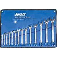 Wrench Set, Combination, 14 Pieces, Metric Stor-it Systems
